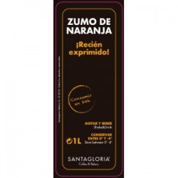 Etiqueta Zumo Castellano 1 L.